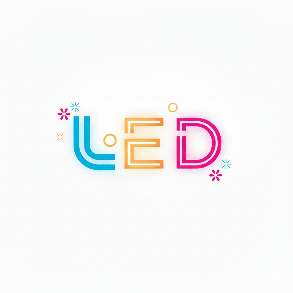 Pretty LED Banner Logo